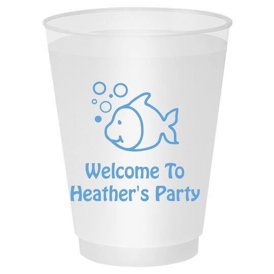 Happy Little Fish Shatterproof Cups